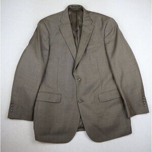 AXCESS  - MEN'S BROWN 100% WOOL SPORT COAT BLAZER JACKET - SIZE 44R